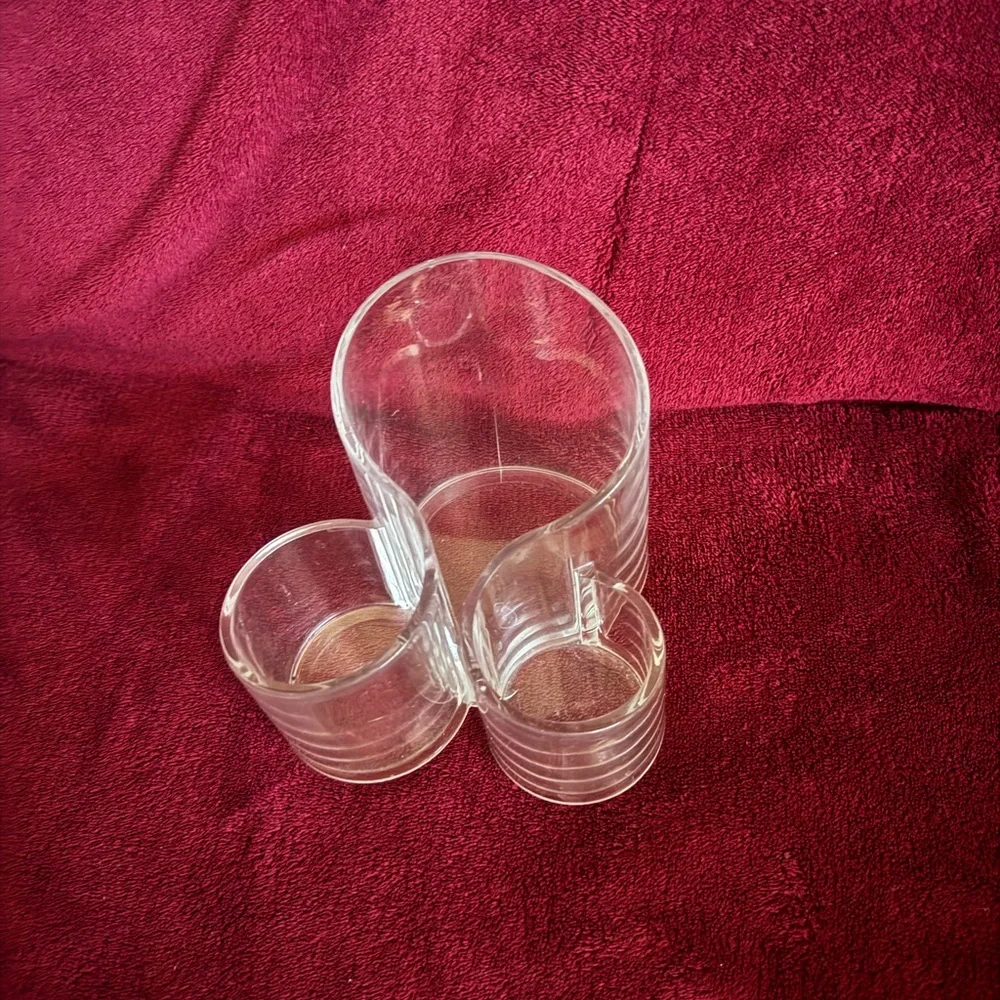 Clear Acrylic makeup brush holder